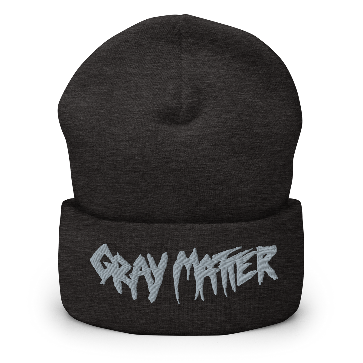✨NEW Gray Graphic Print Beanie Cap B.I.R.D EmblemGray Beanie – B.I.R.D Athletics main image 4