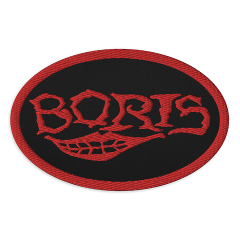 BORIS Spiral Embroidered Patch