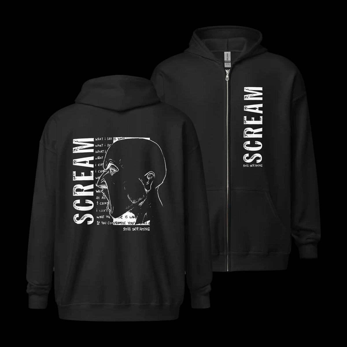 激レア LAST NEST / SCREAMING HOODIE LAST NEST × ASKYURSELF / fleur