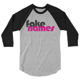 FAKE NAMES 3/4 Sleeve Raglan Shirt