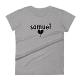 SAMUEL S.C. Broken Heart Girl Women's Fitted Shirt