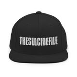 SUICIDE FILE Embroidered Snapback Hat