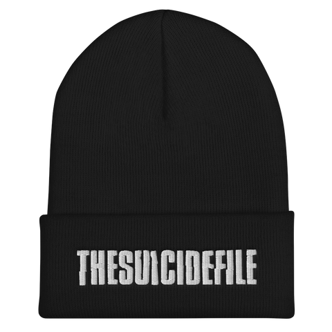 SUICIDE FILE Embroidered Beanie