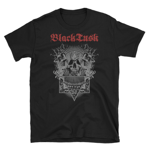 BLACK TUSK Typewriter Skull Shirt
