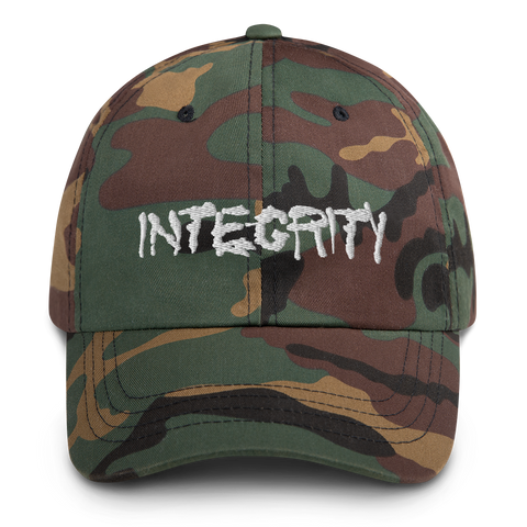 INTEGRITY Logo Camouflage Embroidered Hat
