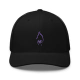 DAG NASTY Can I Say Purple Embroidered Hat