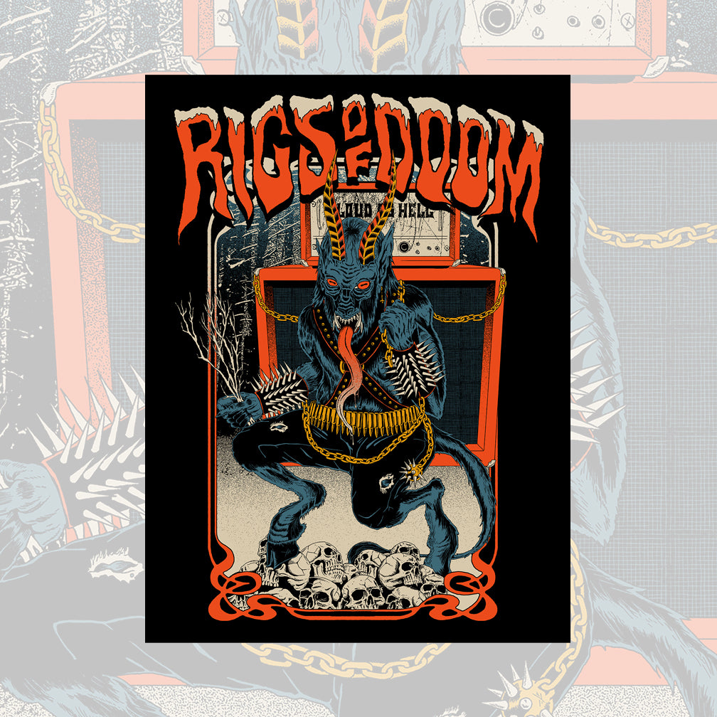 RIGS OF DOOM krAMPus Limite Edition Poster – Shirt Killer