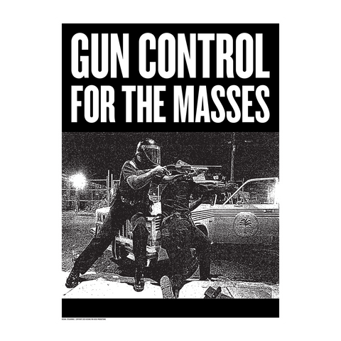 STEALWORKS Gun Control 18x24" Art Print