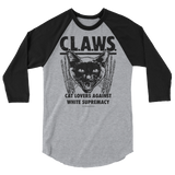 CAT MAGIC PUNKS CLAWS 3/4 Sleeve Raglan Shirt