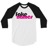 FAKE NAMES 3/4 Sleeve Raglan Shirt