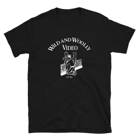 WILD AND WOOLLY VIDEO Original Logo Shirt Black