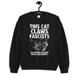 CAT MAGIC PUNKS Claws Fascists Crewneck Sweatshirt