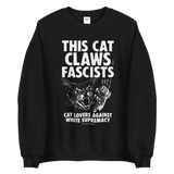 CAT MAGIC PUNKS Claws Fascists Crewneck Sweatshirt