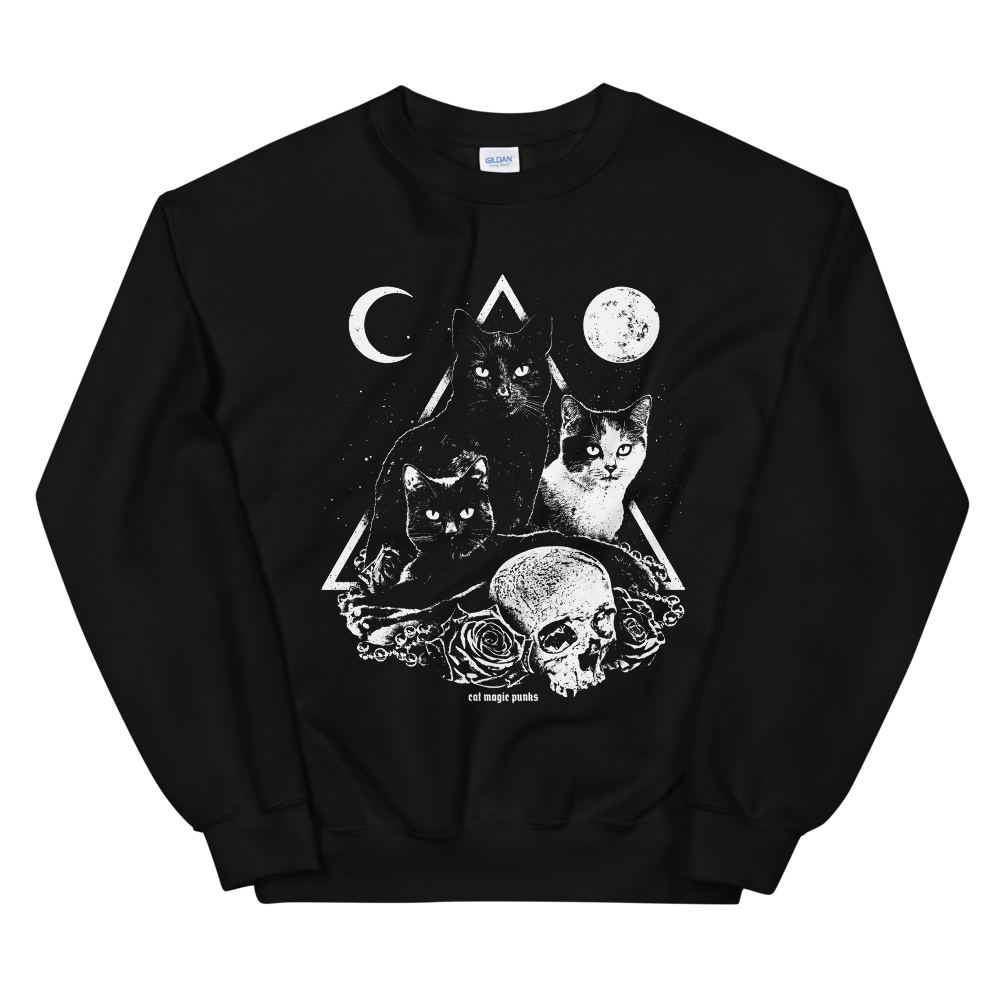CAT MAGIC PUNKS Cosmos Crewneck Sweatshirt – Shirt Killer