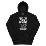 CAT MAGIC PUNKS Claws Fascists Hooded Sweatshirt