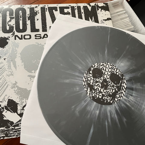 COLISEUM No Salvation LP Silver/White 2nd Press ARCHIVE SALE