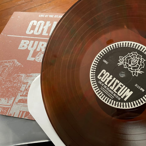 COLISEUM / BURNING LOVE Live Split 12" Brown PERSONAL ARCHIVE SALE