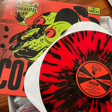 COLISEUM Parasites 12" Red/Black Splatter ARCHIVE SALE