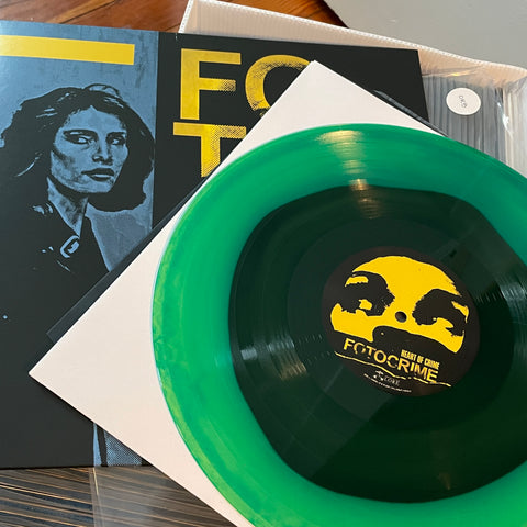 FOTOCRIME Heart of Crime LP Green/Black Orb ARCHIVE SALE