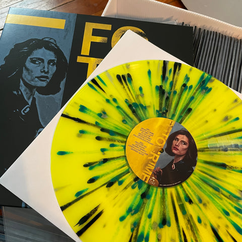 FOTOCRIME Heart of Crime LP Yellow/Black Splatter ARCHIVE SALE