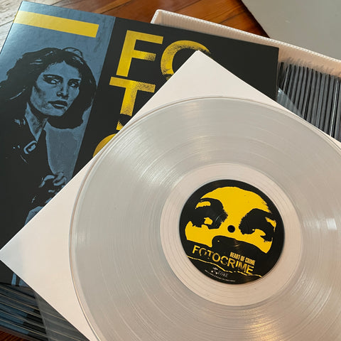 FOTOCRIME Heart of Crime LP Clear ARCHIVE SALE