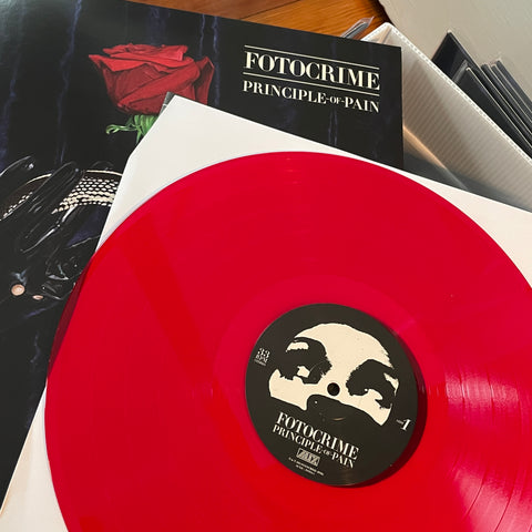 FOTOCRIME Principle of Pain LP Red ARCHIVE SALE