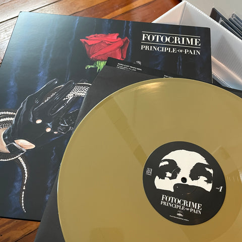 FOTOCRIME Principle of Pain LP Gold EU Press ARCHIVE SALE