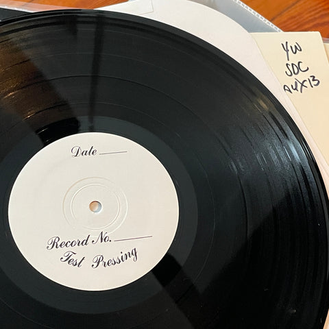 YOUNG WIDOWS Settle Down City LP Test Press ARCHIVE SALE