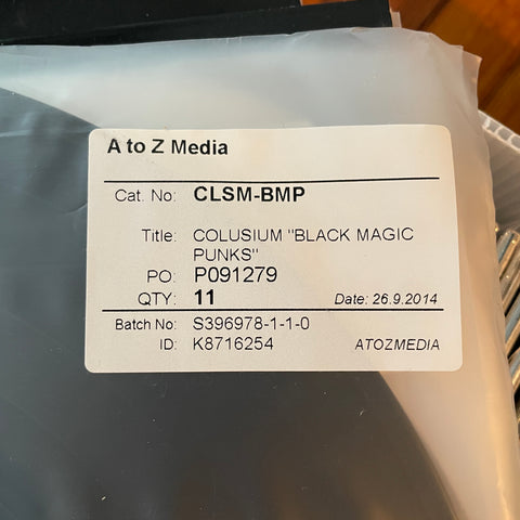 COLISEUM Black Magic Punks 12" Test Press ARCHIVE SALE