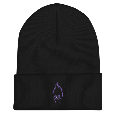 DAG NASTY Flaming Head Embroidered Beanie