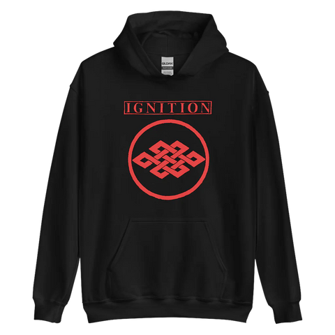 IGNITION Logo Red Pullover Hoodie