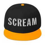 SCREAM Embroidered Snapback Hat