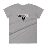 SAMUEL S.C. Broken Heart Girl Women's Fitted Shirt