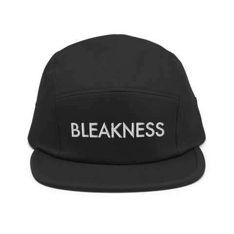 BLEAKNESS Embroidered Five Panel Cap