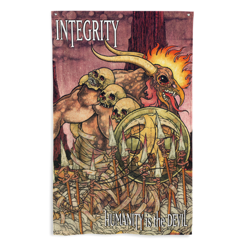 INTEGRITY Humanity Is The Devil Flag