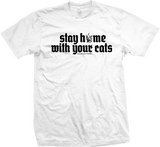 CAT MAGIC PUNKS Stay Home Eternal White Shirt