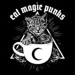 CAT MAGIC PUNKS Kitty Cup Crewneck Sweatshirt