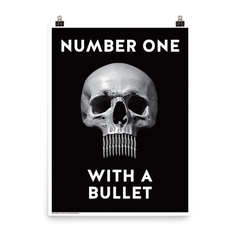 STEALWORKS Number One With A Bullet 18x24" Art Print