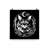 CAT MAGIC PUNKS Yule Cat Poster - LIMITED EDITION
