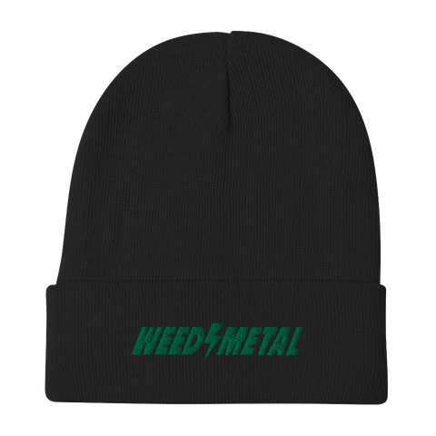 WEEDEATER Weed Metal Embroidered Beanie
