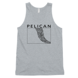 PELICAN Smoke Asphalt/Grey/White Unisex Tank