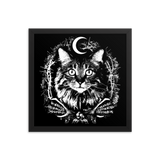 CAT MAGIC PUNKS Yule Cat Poster Framed - LIMITED EDITION