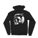 CAT MAGIC PUNKS Willie Skull Zip-Up Hoodie
