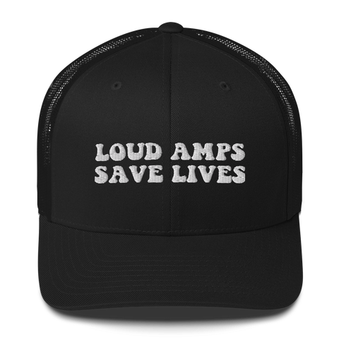 RIGS OF DOOM Loud Amps Save Lives Trucker Cap