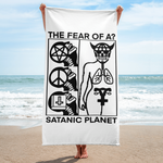 SATANIC PLANET Fear Beach Towel