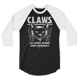 CAT MAGIC PUNKS CLAWS 3/4 Sleeve Raglan Shirt
