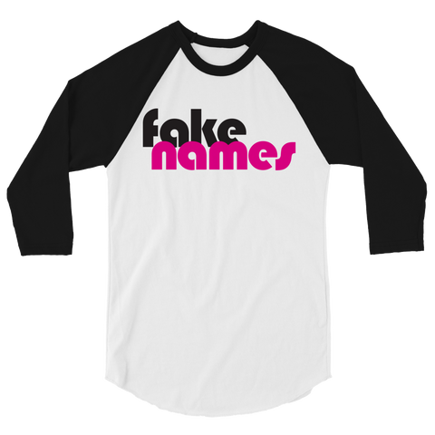 FAKE NAMES 3/4 Sleeve Raglan Shirt