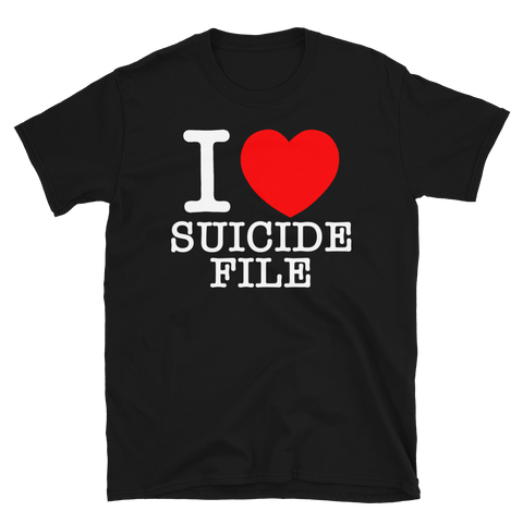 SUICIDE FILE Heart Shirt Various Colors