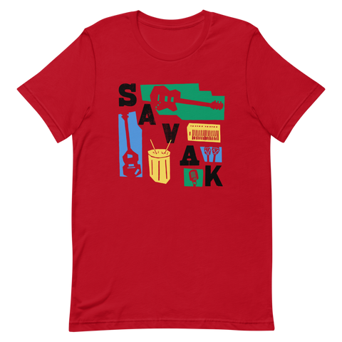 SAVAK Instruments Shirt Red