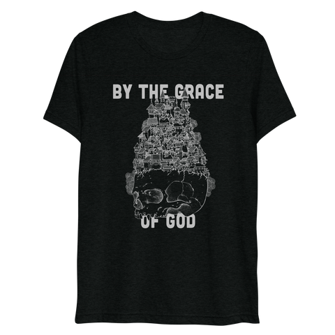 BY THE GRACE OF GOD Skull City Tri-Blend Shirt